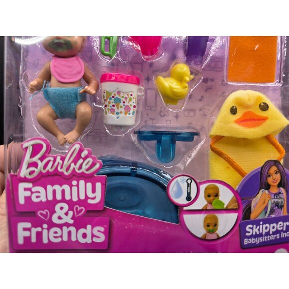 Barbie Skipper Babysitters Inc. Baby Doll Bath Time Playset With Accessories For - Picture 3 of 5